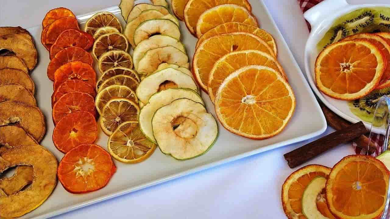 تصویر 3 از میوه خشک پرتقال با قطعات هم اندازه و تازه